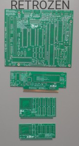 SET OF 4 BOARDS FOR BUILDING AMIGA 2000 MINI ATX
