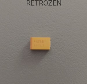 SMD TANTALUUM CAPACITOR (D) 47uF/25V